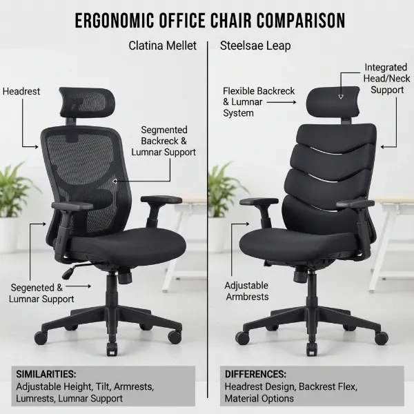 Clatina Mellet Ergonomic Chair Review: Is It the Steelcase Leap Dupe You Need?