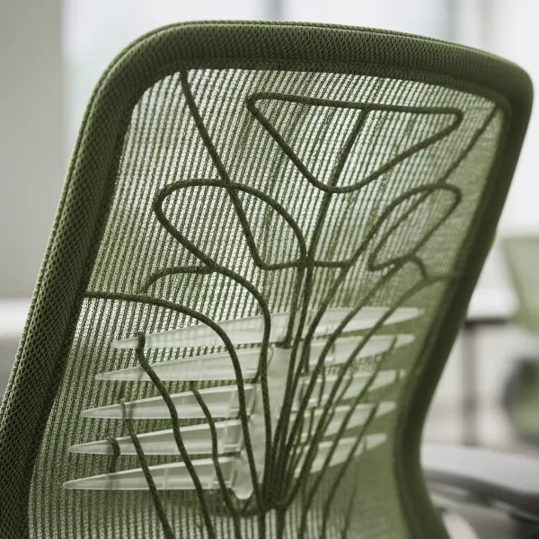 Haworth Fern's backrest with Wave Suspension system for holistic support